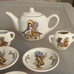 Vintage china, Holly Hobby child’s tea set